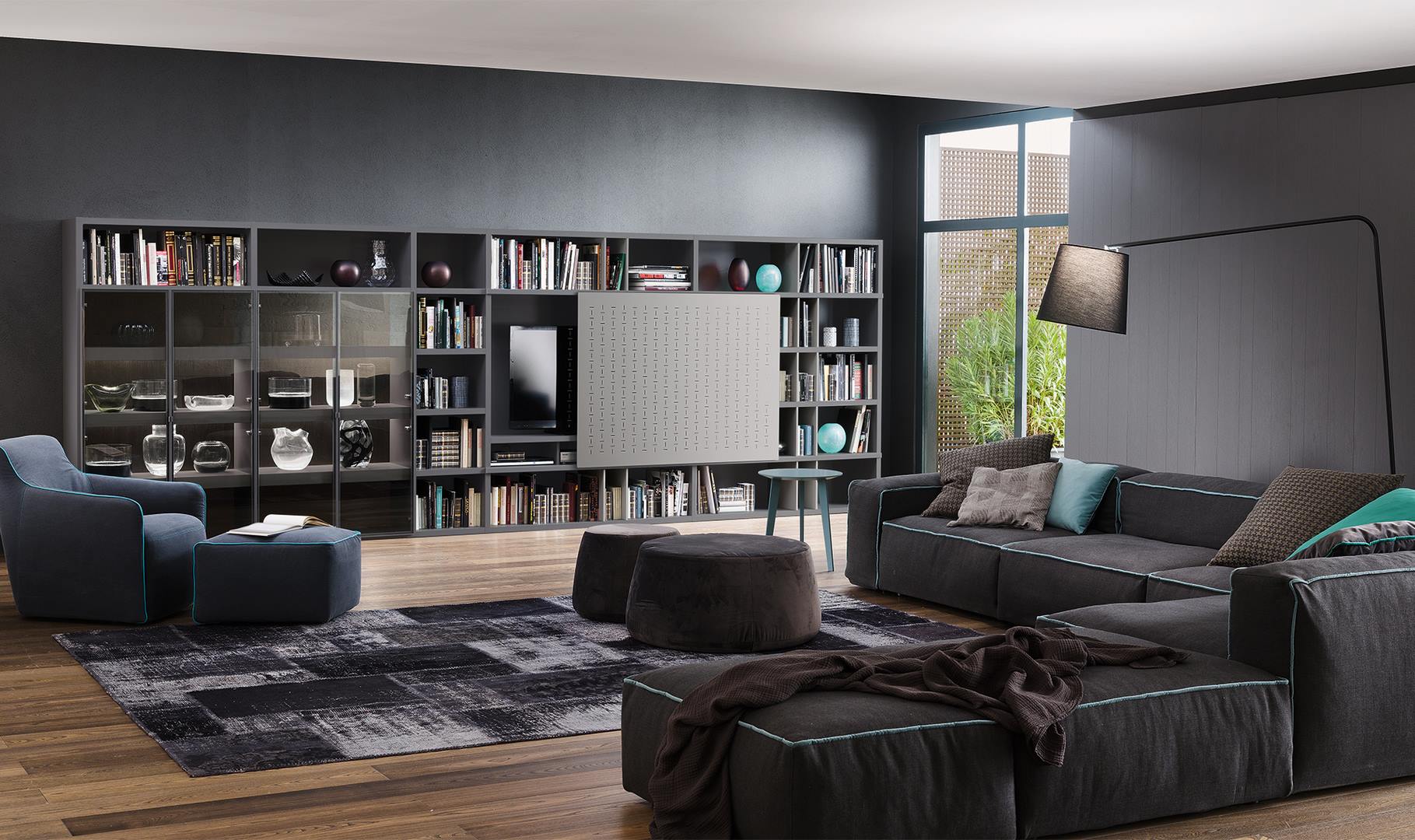 Zona living e soggiorno MR Linearreda